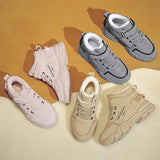 Winter Children's Boots Plus Velvet Warm Boys Girls Shoes Non-slip Waterproof New Kids Outdoor Shoes